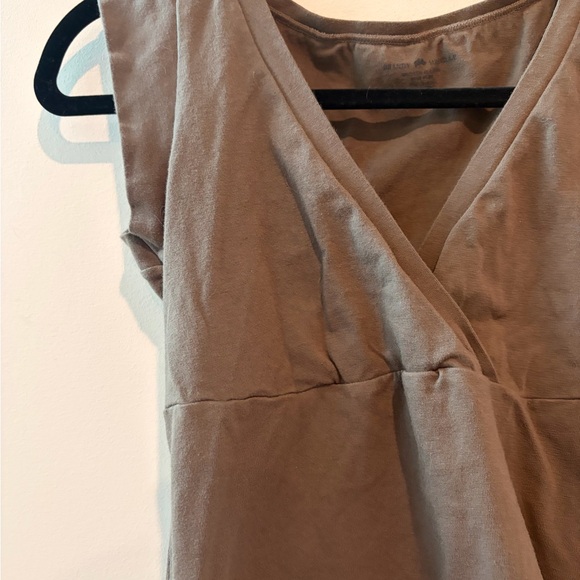 Brandy Melville Brown Wrap Top - Picture 3 of 4
